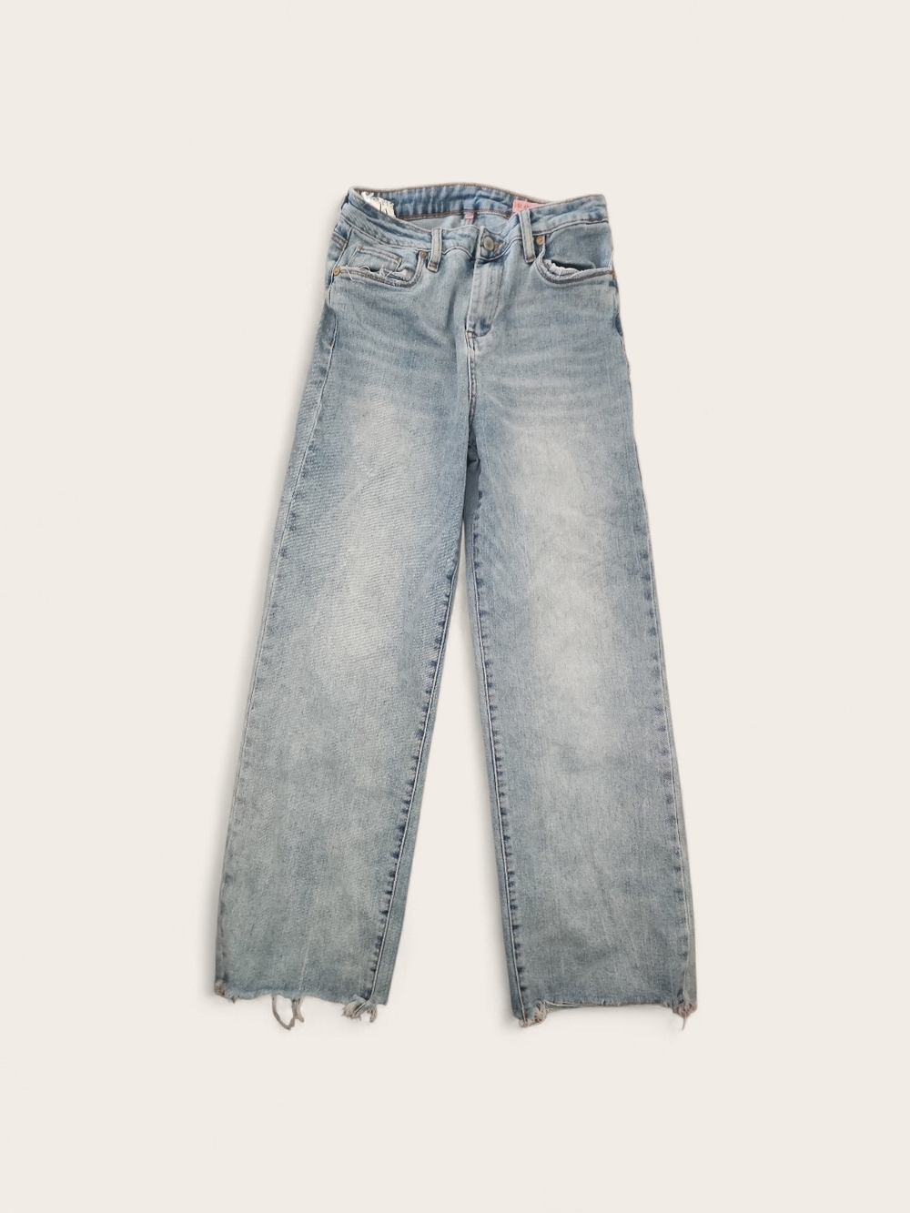 Light Wash Wide-Leg Women’s Jeans